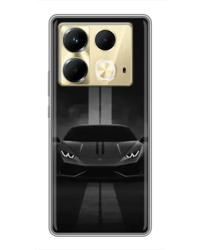 Чехол для Infinix Note 40 с картинкой «Lamborghini симметрия дорог» Чехол для Infinix Note 40 с картинкой «Lamborghini симметрия дорог»