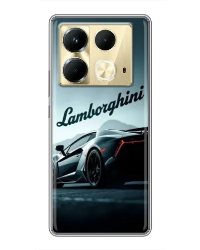 Чехол для Infinix Note 40 с картинкой «Классическая надпись Lamborghini» Чехол для Infinix Note 40 с картинкой «Классическая надпись Lamborghini»