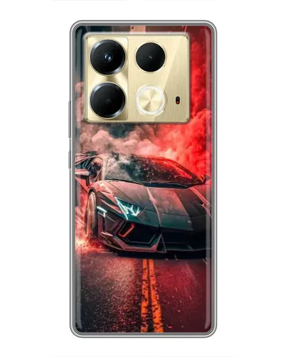 Чехол для Infinix Note 40 с картинкой «Lamborghini красный дым» Чехол для Infinix Note 40 с картинкой «Lamborghini красный дым»