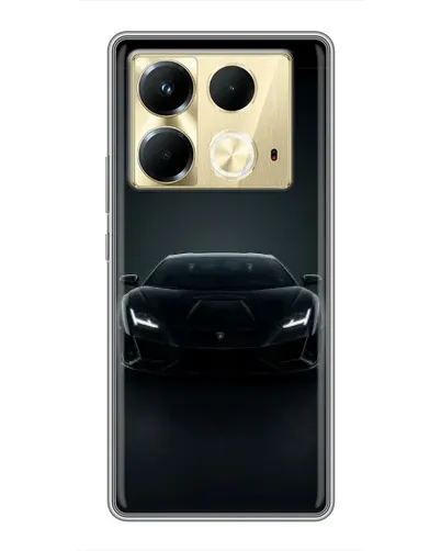 Чехол для Infinix Note 40 с картинкой «Черный Lamborghini Aventador» Чехол для Infinix Note 40 с картинкой «Черный Lamborghini Aventador»