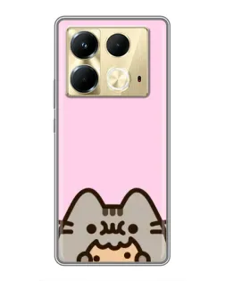 Чехол для Infinix Note 40 с картинкой «Pusheen и печенье» Чехол для Infinix Note 40 с картинкой «Pusheen и печенье»
