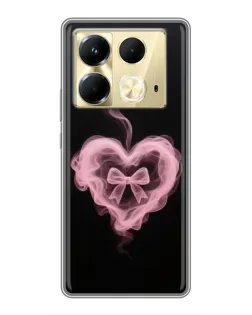 Чехол для Infinix Note 40 с картинкой «Дымчатое сердце»