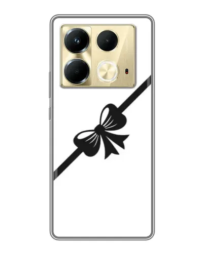 Чехол для Infinix Note 40 с картинкой «Диагональный бант»