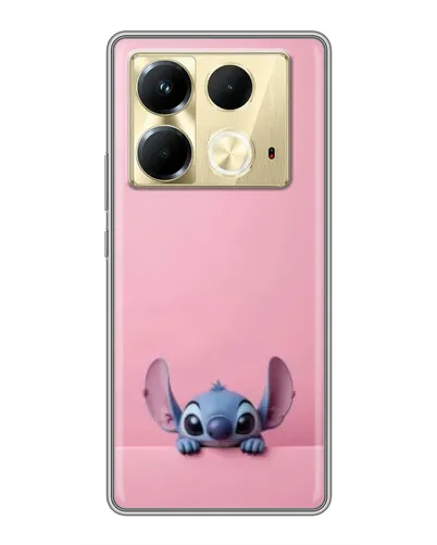 Чехол для Infinix Note 40 с картинкой «Stitch выглядывает» Чехол для Infinix Note 40 с картинкой «Stitch выглядывает»