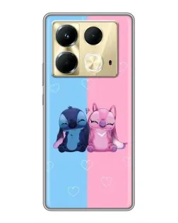 Чехол для Infinix Note 40 с картинкой «Stitch и Angel Love» Чехол для Infinix Note 40 с картинкой «Stitch и Angel Love»