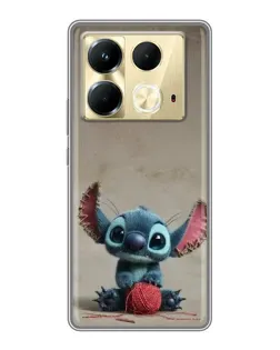 Чехол для Infinix Note 40 с картинкой «Стич на коричневом фоне» Чехол для Infinix Note 40 с картинкой «Стич на коричневом фоне»