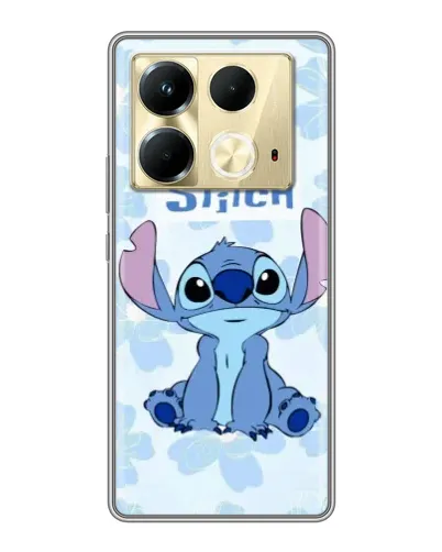 Чехол для Infinix Note 40 с картинкой «Stitch среди цветов» Чехол для Infinix Note 40 с картинкой «Stitch среди цветов»