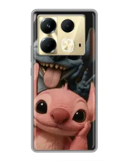 Чехол для Infinix Note 40 с картинкой «Стич и Ангел» Чехол для Infinix Note 40 с картинкой «Стич и Ангел»