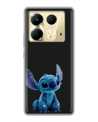 Чехол для Infinix Note 40 с картинкой «Стич на черном» Чехол для Infinix Note 40 с картинкой «Стич на черном»