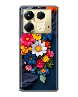 Чехол для Infinix Note 40 с картинкой «Цветочная феерия»