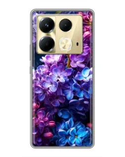 Чехол для Infinix Note 40 с картинкой «Сиреневый цвет»
