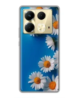 Чехол для Infinix Note 40 с картинкой «Белоснежные маргаритки»