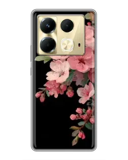 Чехол для Infinix Note 40 с картинкой «Розовая ветка сакуры»