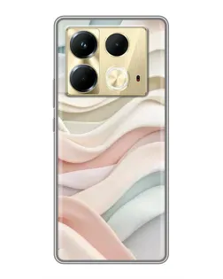 Чехол для Infinix Note 40 с картинкой «Пастельные нежные волны» Чехол для Infinix Note 40 с картинкой «Пастельные нежные волны»