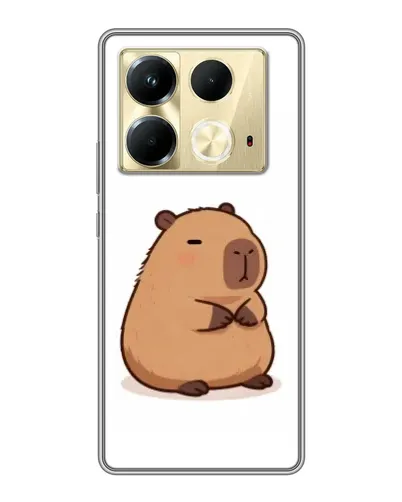 Чохол для Infinix Note 40 з картинкою «Товстенька капібара»