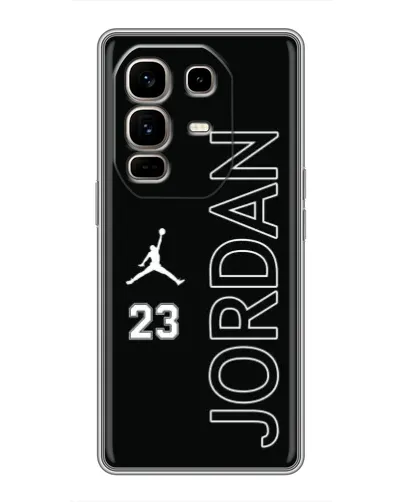 Чехол для Infinix Note 50 Pro Plus с картинкой «Jordan Vertical»