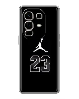 Чехол для Infinix Note 50 Pro Plus с картинкой «Jordan Flight 23»