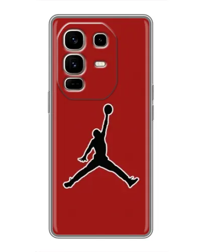 Чехол для Infinix Note 50 Pro Plus с картинкой «Jordan Red Back»