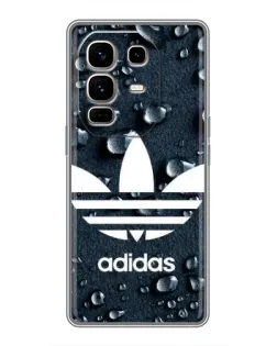 Чехол для Infinix Note 50 Pro Plus с картинкой «Adidas Trefoil Blue»