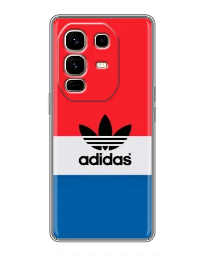 Чехол для Infinix Note 50 Pro Plus с картинкой «Ретро блоки Adidas»