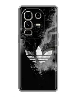 Чехол для Infinix Note 50 Pro Plus с картинкой «Абстрактный дым Adidas»