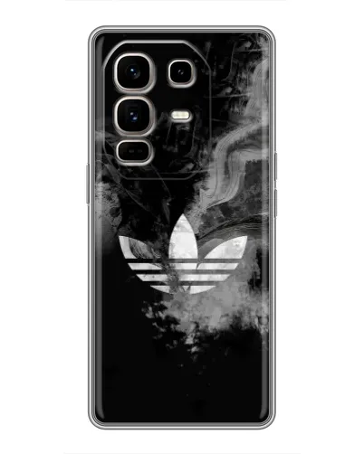 Чехол для Infinix Note 50 Pro Plus с картинкой «Абстрактный дым Adidas»