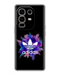 Чехол для Infinix Note 50 Pro Plus с картинкой «Взрыв красок Adidas»