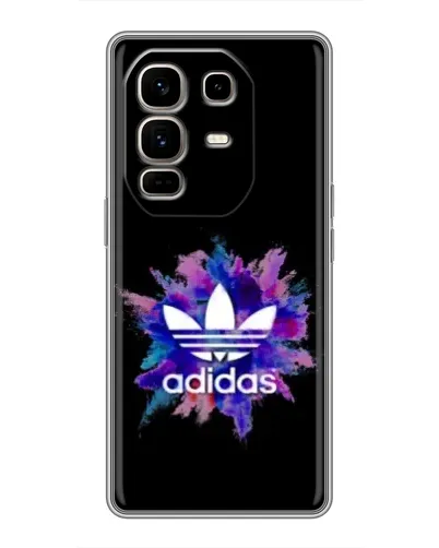 Чехол для Infinix Note 50 Pro Plus с картинкой «Взрыв красок Adidas»