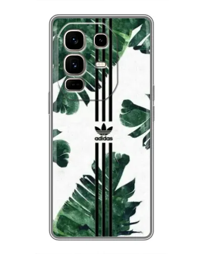 Чехол для Infinix Note 50 Pro Plus с картинкой «Пальмовые листья адидас»