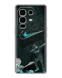 Чехол для Infinix Note 50 Pro Plus с картинкой «Спортивный арт Nike»