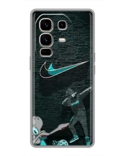 Чехол для Infinix Note 50 Pro Plus с картинкой «Спортивный арт Nike»
