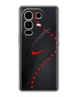 Чехол для Infinix Note 50 Pro Plus с картинкой «Абстрактный дизайн Nike»