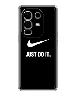 Чехол для Infinix Note 50 Pro Plus с картинкой «Классический принт Nike»