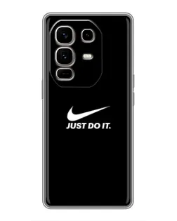 Чехол для Infinix Note 50 Pro Plus с картинкой «Минимализм от Nike»