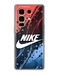 Чехол для Infinix Note 50 Pro Plus с картинкой «Градиентный принт Найк»