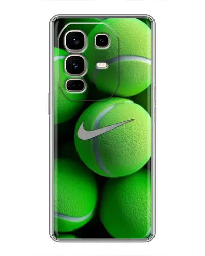 Чехол для Infinix Note 50 Pro Plus с картинкой «Теннисные мячи Найк»
