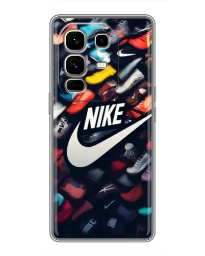 Чехол для Infinix Note 50 Pro Plus с картинкой «Коллекция кроссовок Nike»