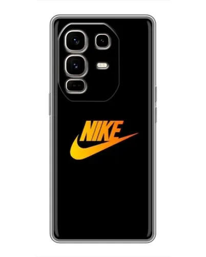 Чехол для Infinix Note 50 Pro Plus с картинкой «Золотой логотип Nike»