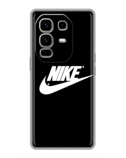 Чехол для Infinix Note 50 Pro Plus с картинкой «Мазки краски Nike»