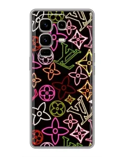 Чохол для Infinix Note 50 Pro Plus з картинкою «Неоновий мікс Nike»