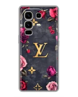Чехол для Infinix Note 50 Pro Plus с картинкой «Цветочный Louis Vuitton»