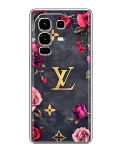 Чехол для Infinix Note 50 Pro Plus с картинкой «Цветочный Louis Vuitton»
