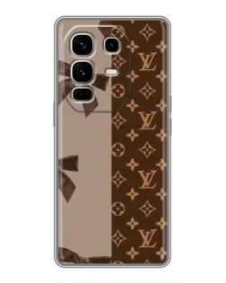 Чехол для Infinix Note 50 Pro Plus с картинкой «Louis Vuitton — банты»