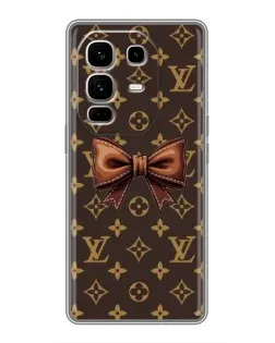 Чехол для Infinix Note 50 Pro Plus с картинкой «LV с бантом»
