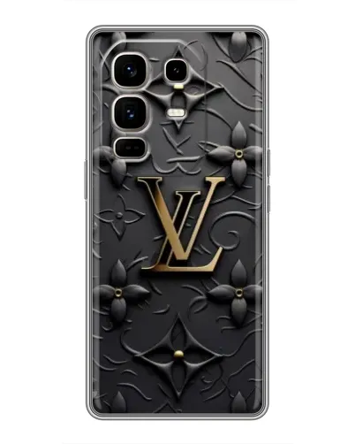 Чехол для Infinix Note 50 Pro Plus с картинкой «Кожаная текстура LV»