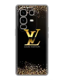 Чехол для Infinix Note 50 Pro Plus с картинкой «LV — золотые искры»
