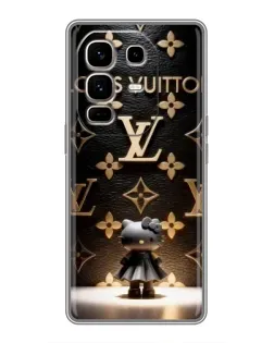 Чехол для Infinix Note 50 Pro Plus с картинкой «Монограмма с фигурой»