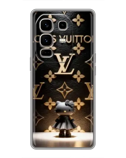 Чехол для Infinix Note 50 Pro Plus с картинкой «Монограмма с фигурой»