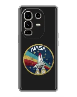 Чехол для Infinix Note 50 Pro Plus с картинкой «NASA — эмблема миссии»