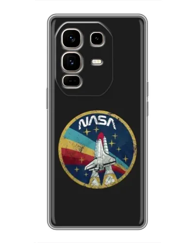 Чехол для Infinix Note 50 Pro Plus с картинкой «NASA — эмблема миссии»